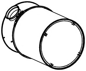 DINEX 80482 End Silencer